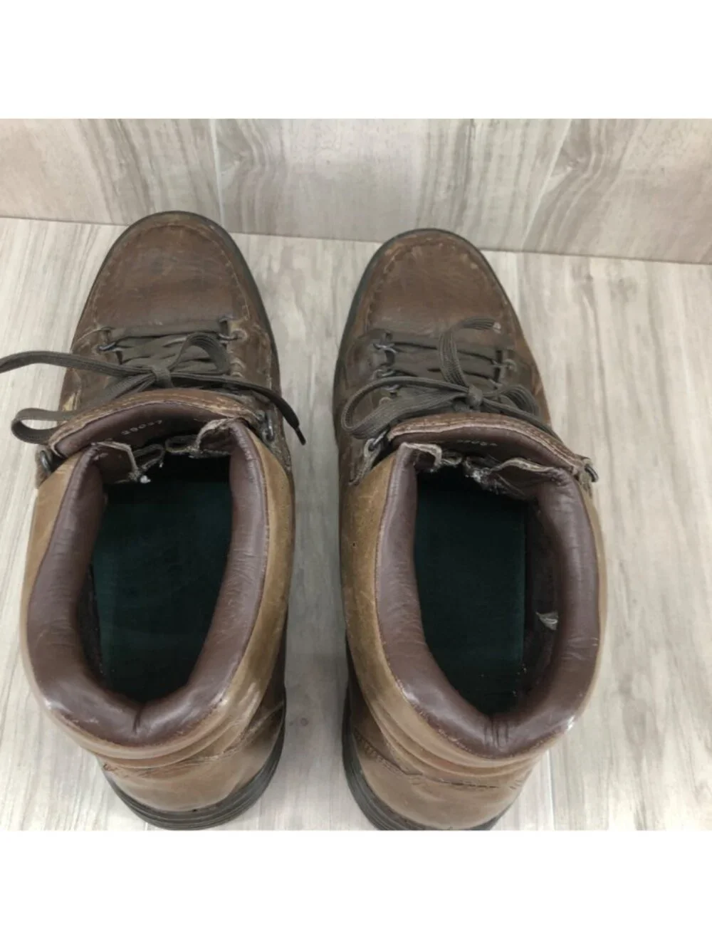 Mephisto Shoes Mens 13 Nikki Brown Leather Lace Up Comfort Hiking Shoes